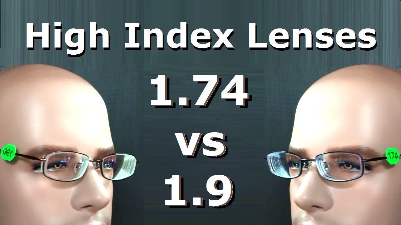 1.74 vs 1.9 With -17 High Myopia Rx