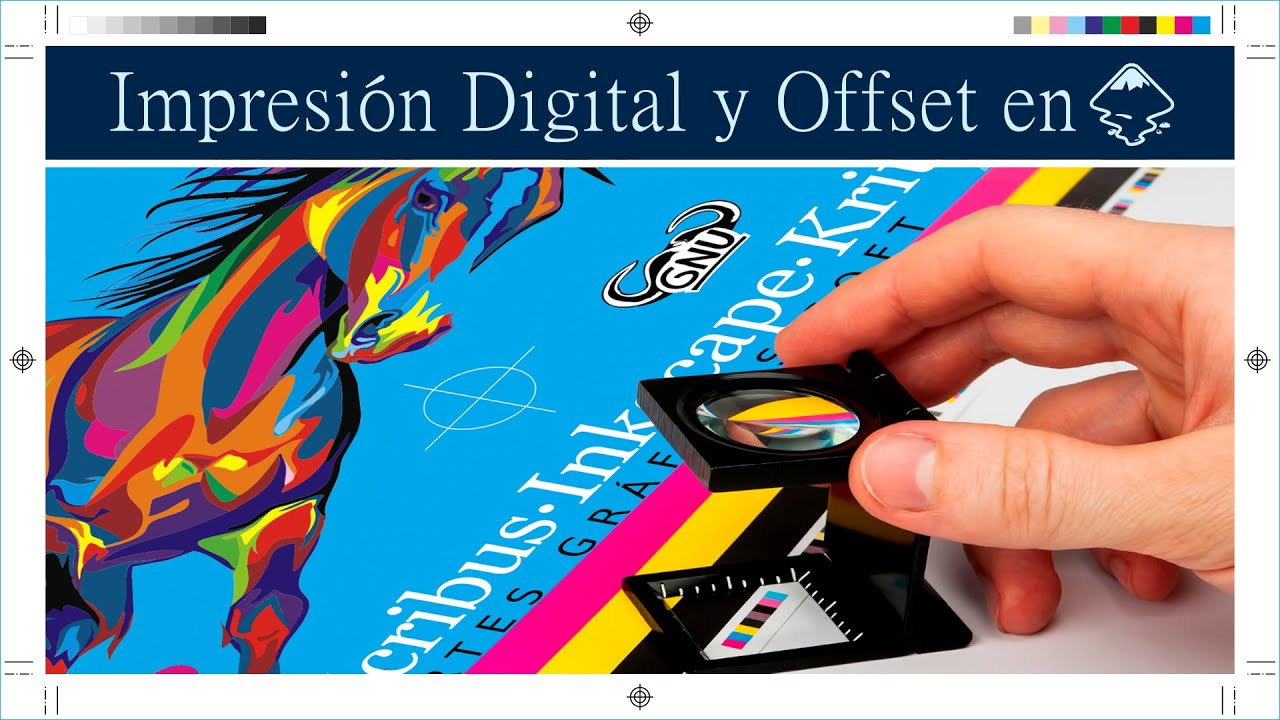 Curso de Inkscape cap. 10 Impresión Digital y Offset en Inkscape