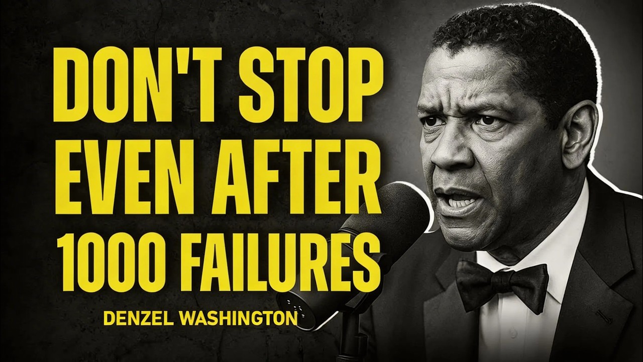 Keep Going No Matter What | Denzel Washington Motivation
