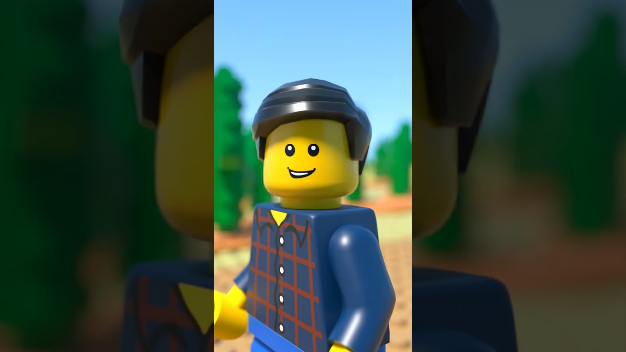 LEGO TRAIN vs FIRE TRUCK Ride Fail #shorts