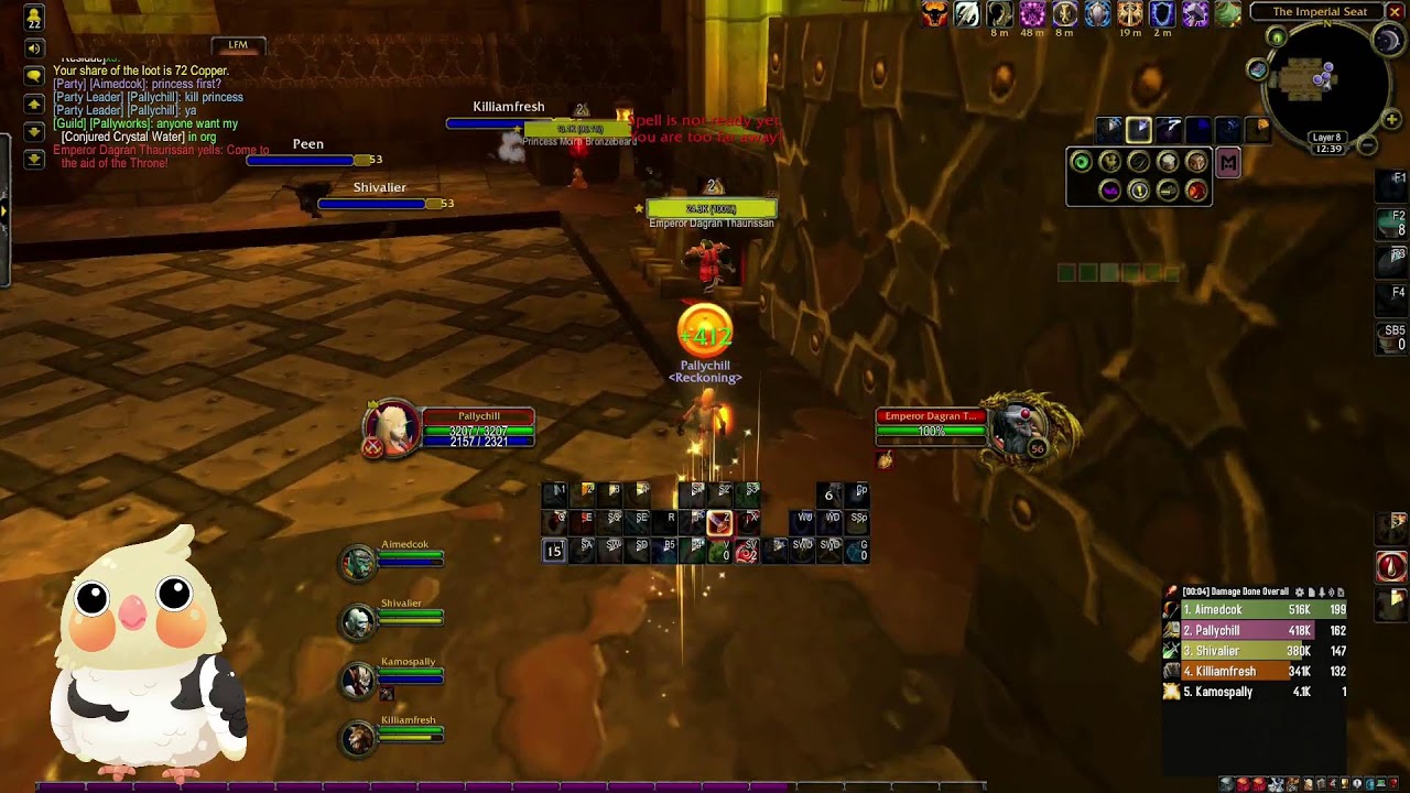TBC WoW Blood Elf Paladin: So close to lvl 60 before launch!