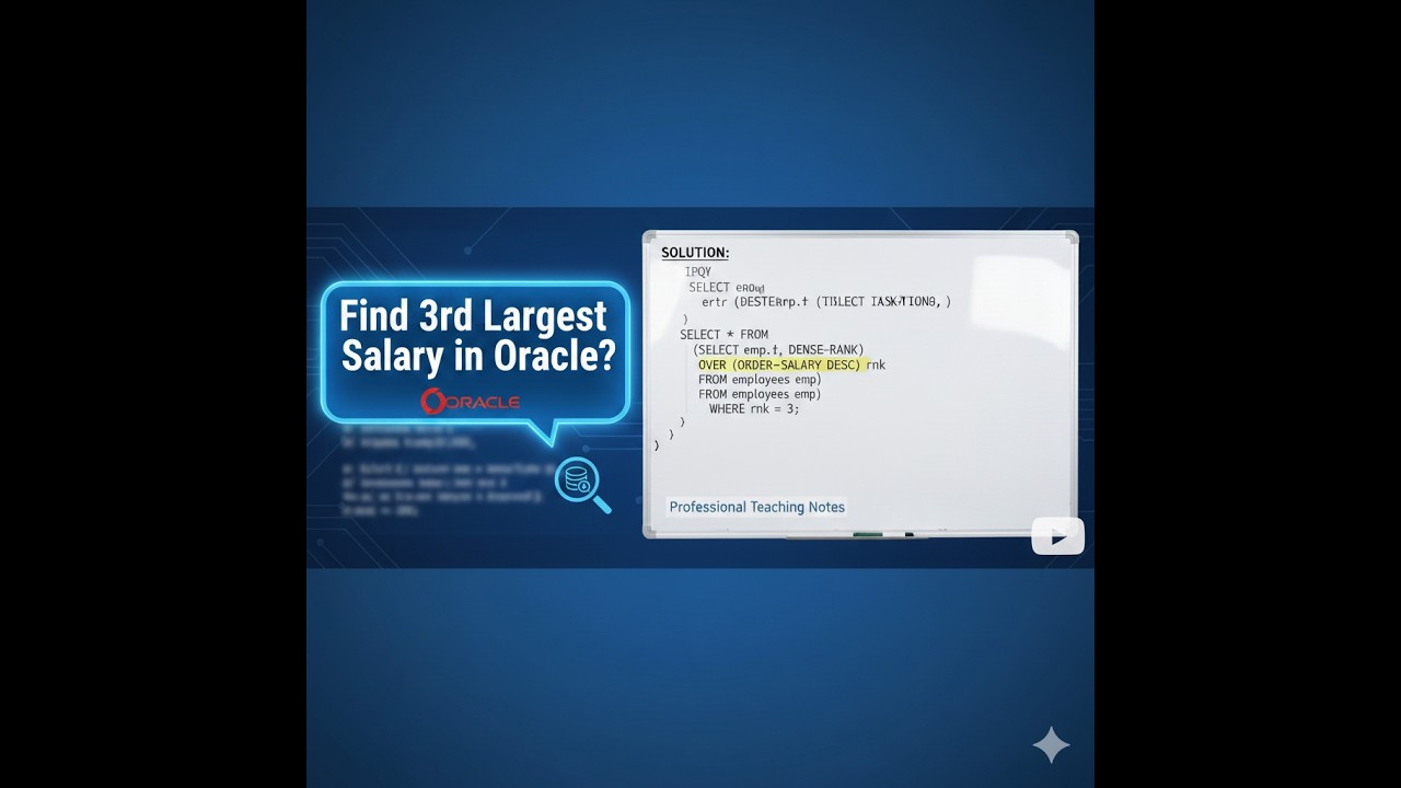 Find 3rd largest salary
