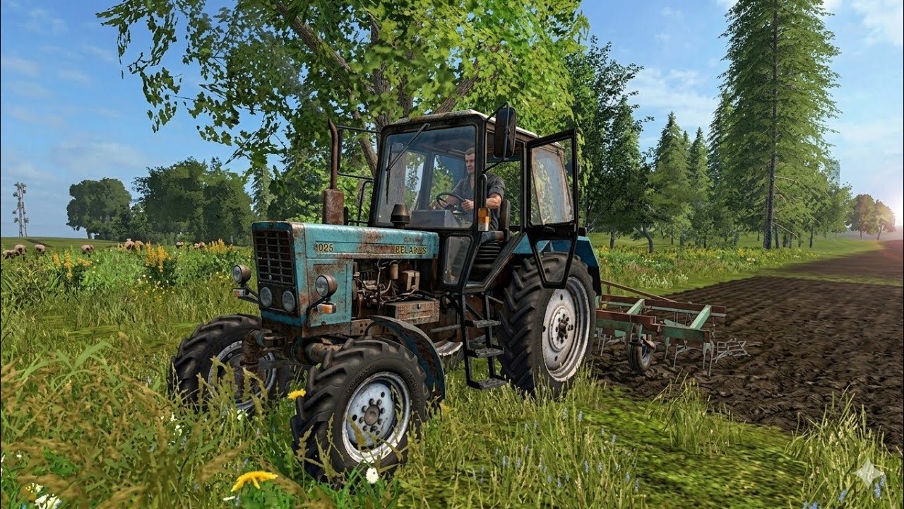 [РП] farming simulator 17/ село курай купив культиватор і обробили поле