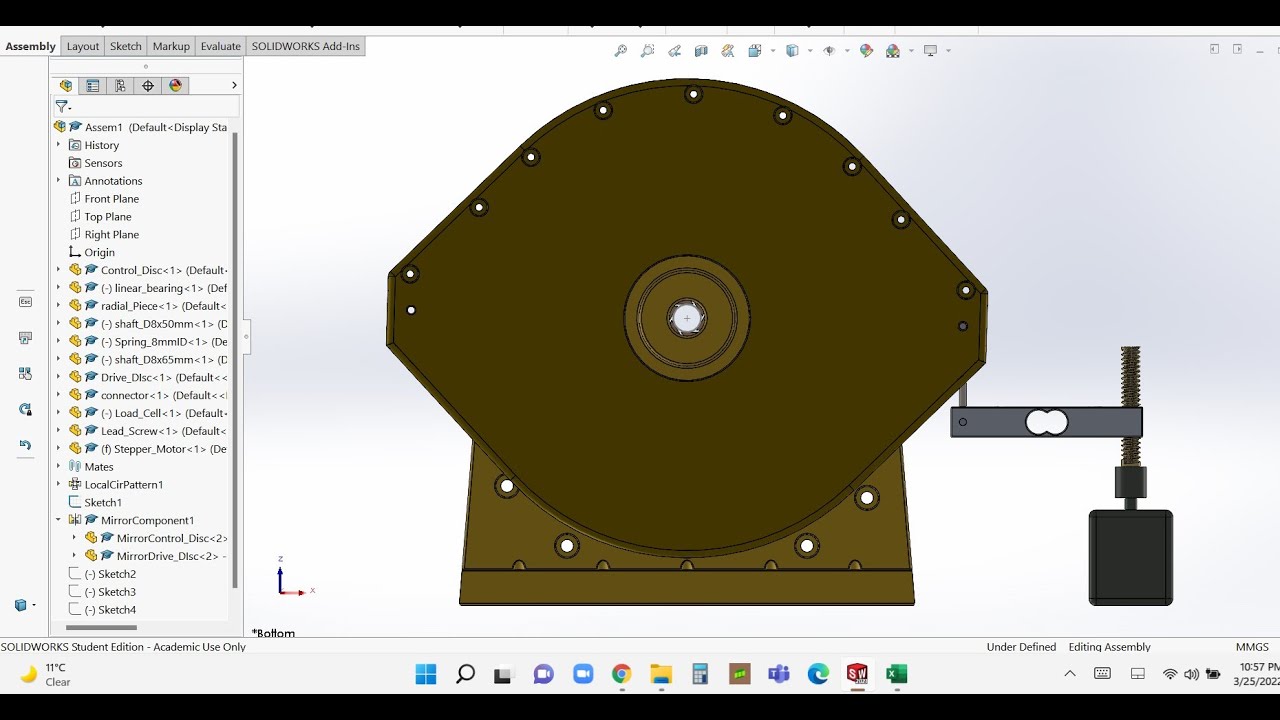 Radial Force Measurement Device for Stents & Flow Diverters #mechatronics  #project  #spring #2022