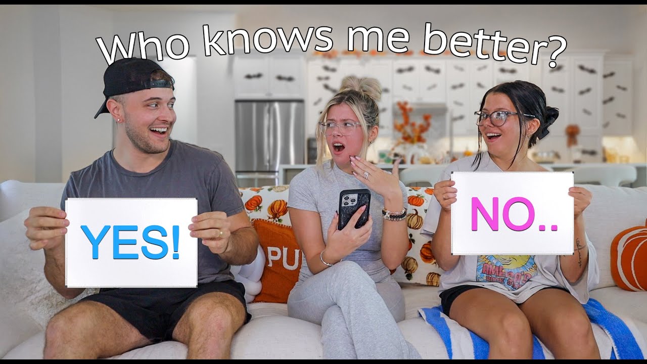 WHO KNOWS ME BETTER?! *TWIN SISTER VS HUSBAND*