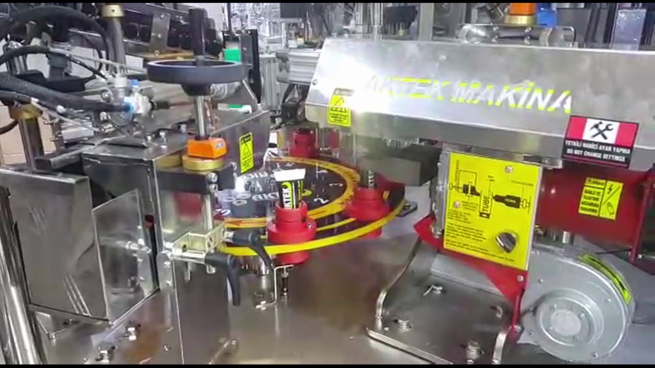 ULTRASONİK TÜP KAPATMA VE KREM DOLUM MAKİNASI AKTEK MAKİNA