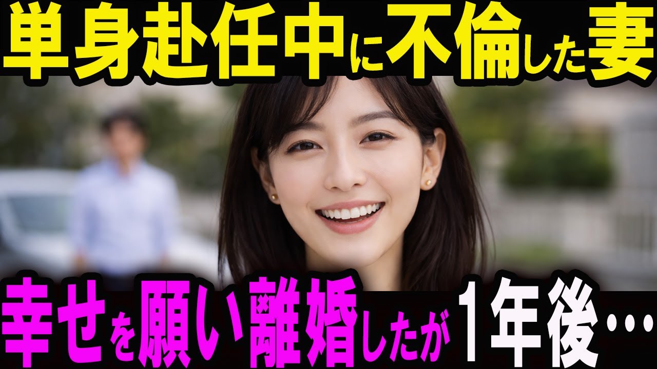 【汚嫁】単身赴任中、妻が隠していた真実。何も知らず幸せを願い離婚した俺に数年後…【スカッと】