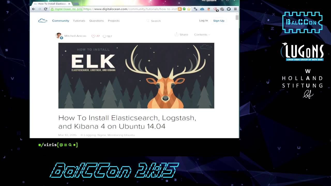 BalCCon2k15 - Milan Gabor - Creative hackers way to use ELK stack