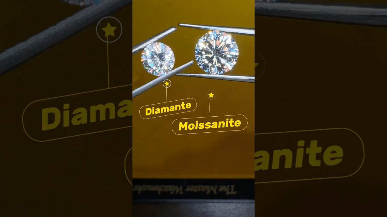 P.1. Vale di pi&ugrave; il DIAMANTE naturale💎 o la MOISSANITE naturale💎? #diamante #moissanite