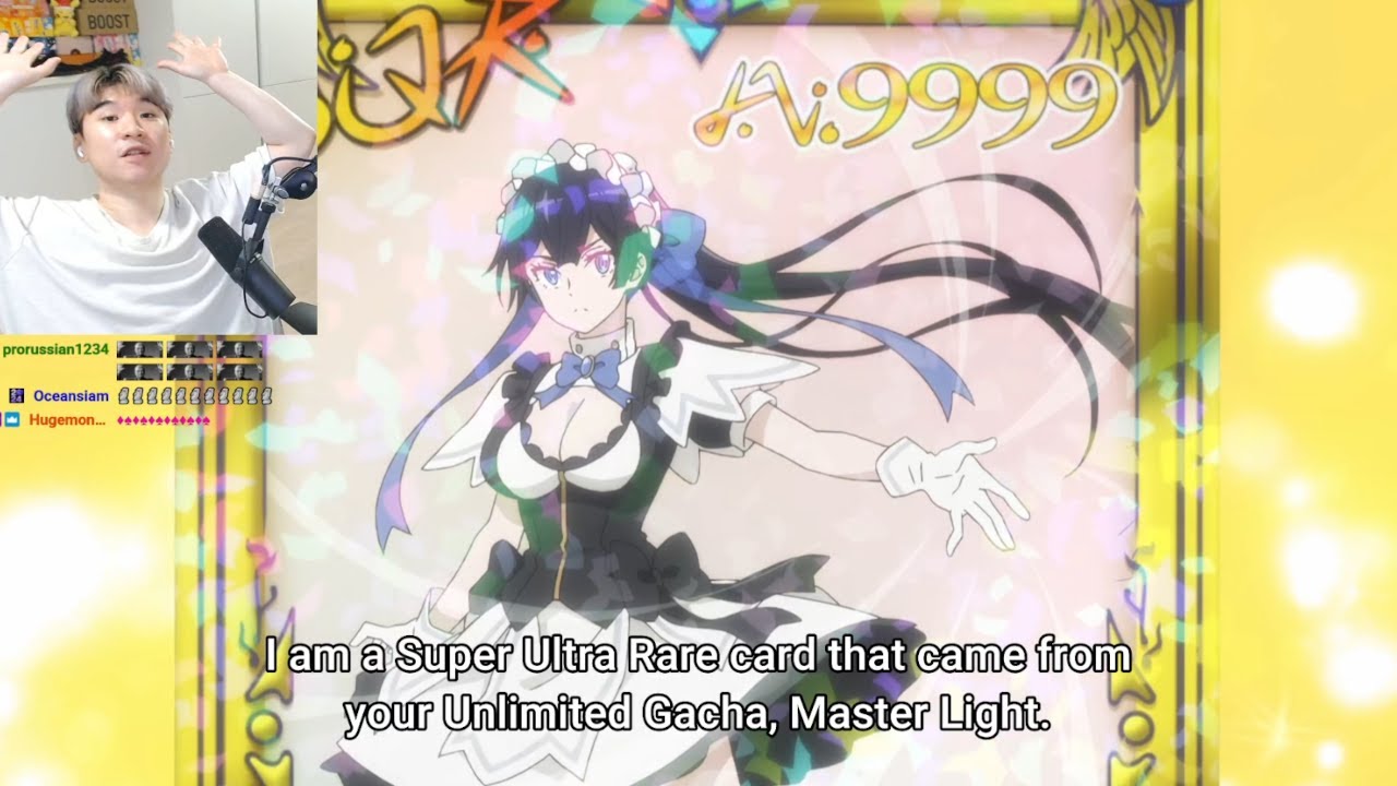 His Power is GAMBLING ON GACHA WAIFUS 😭😭 | Unlimited Gacha Ep 1 REACTION