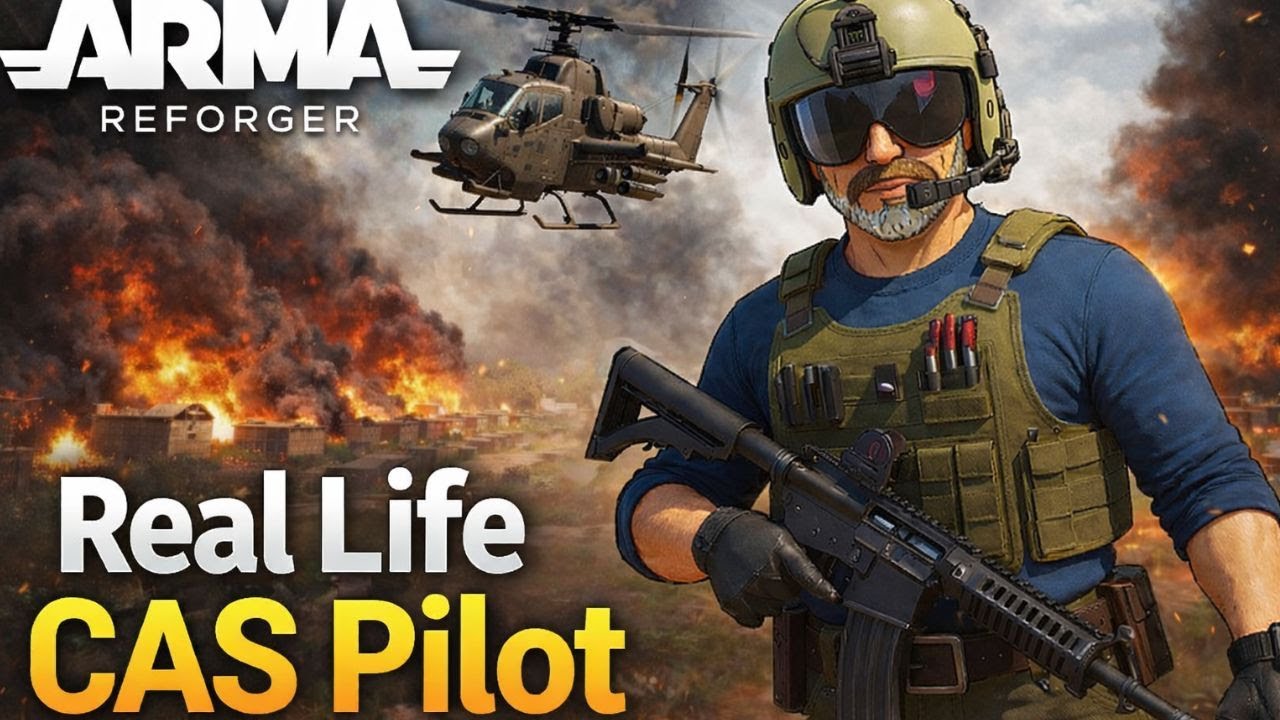 MaVirk LIVE 🔴 | ARMA Reforger – Helicopter Ops Only | Low Flying, Hot Drops & CAS 🚁