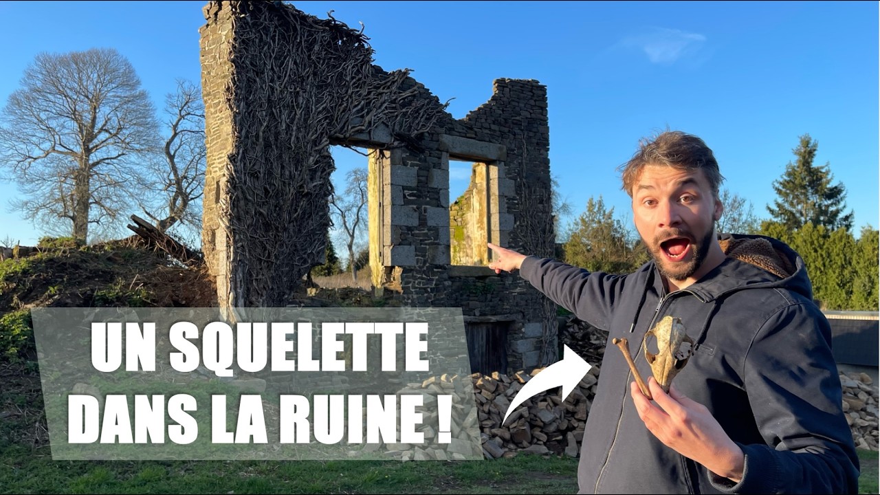 При сносе этих руин был обнаружен скелет!