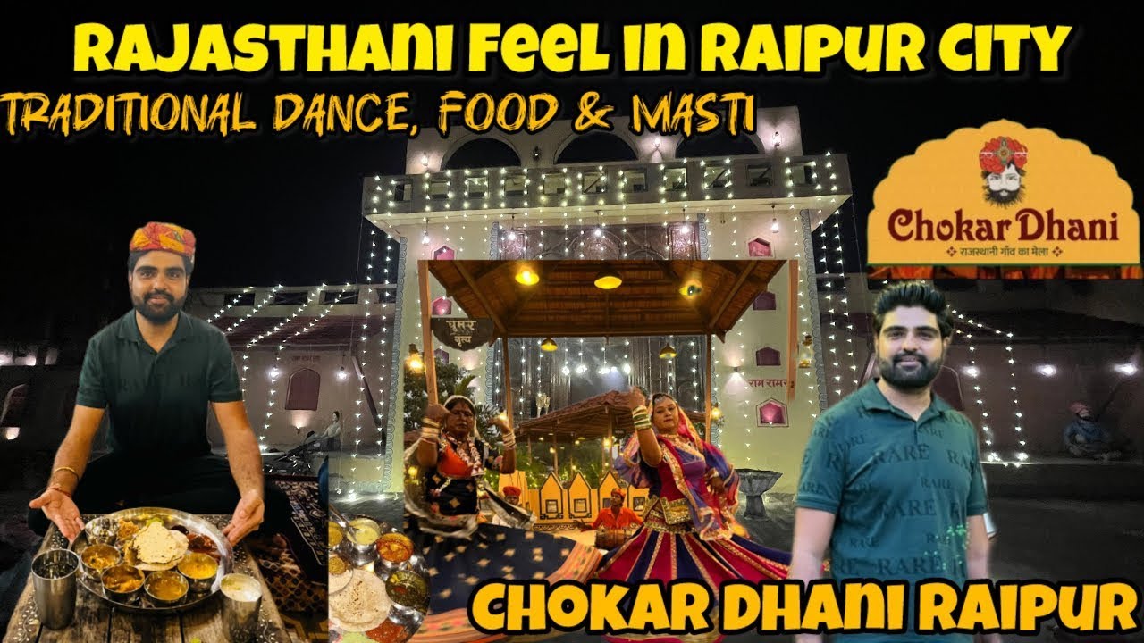 This Place Feels Like Rajasthan in Raipur! 🏰 | Unlimited Rajasthani Food + Culture 🇮🇳 @Umishvlog 