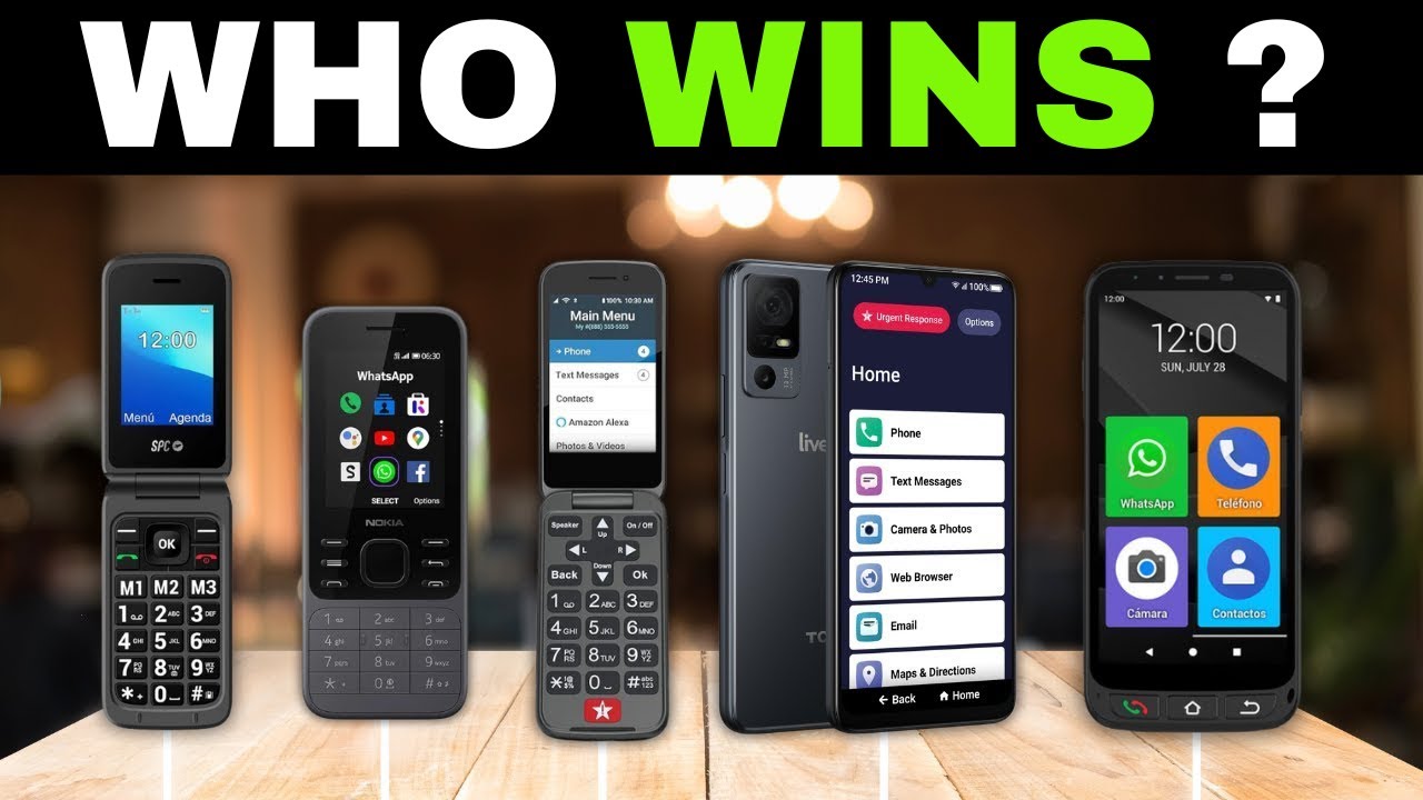 ✅ Best Dumb Phones for Seniors [2024] 🔥 Easy-to-Use & WhatsApp-Compatible Flip Phones