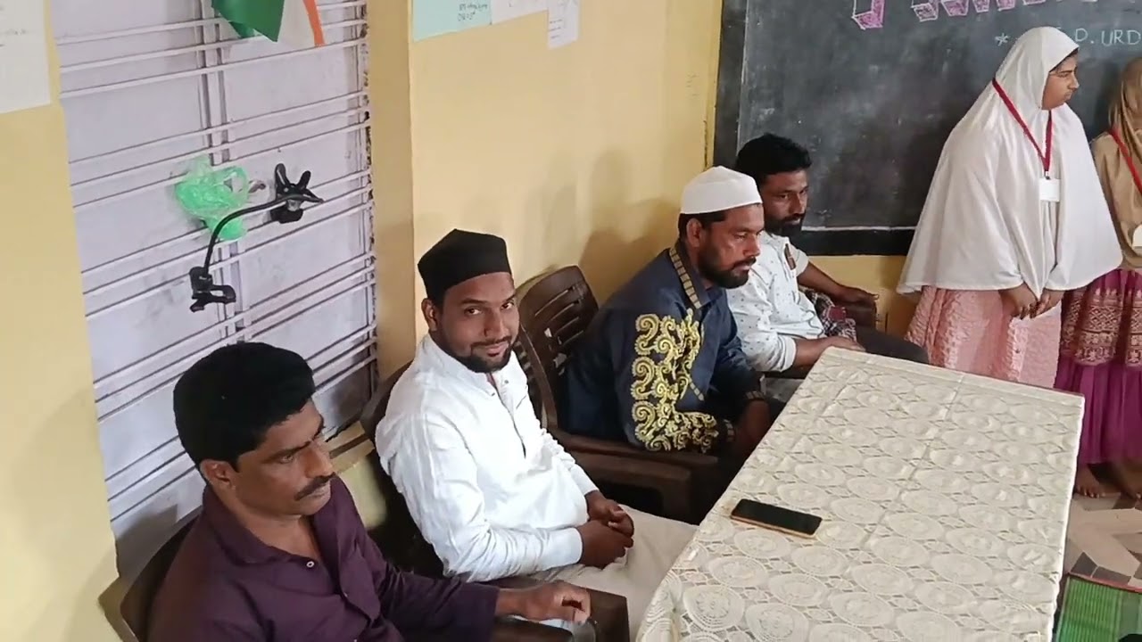 Parents meeting in Z P.Urdu School Porgavhan 13-02-2026