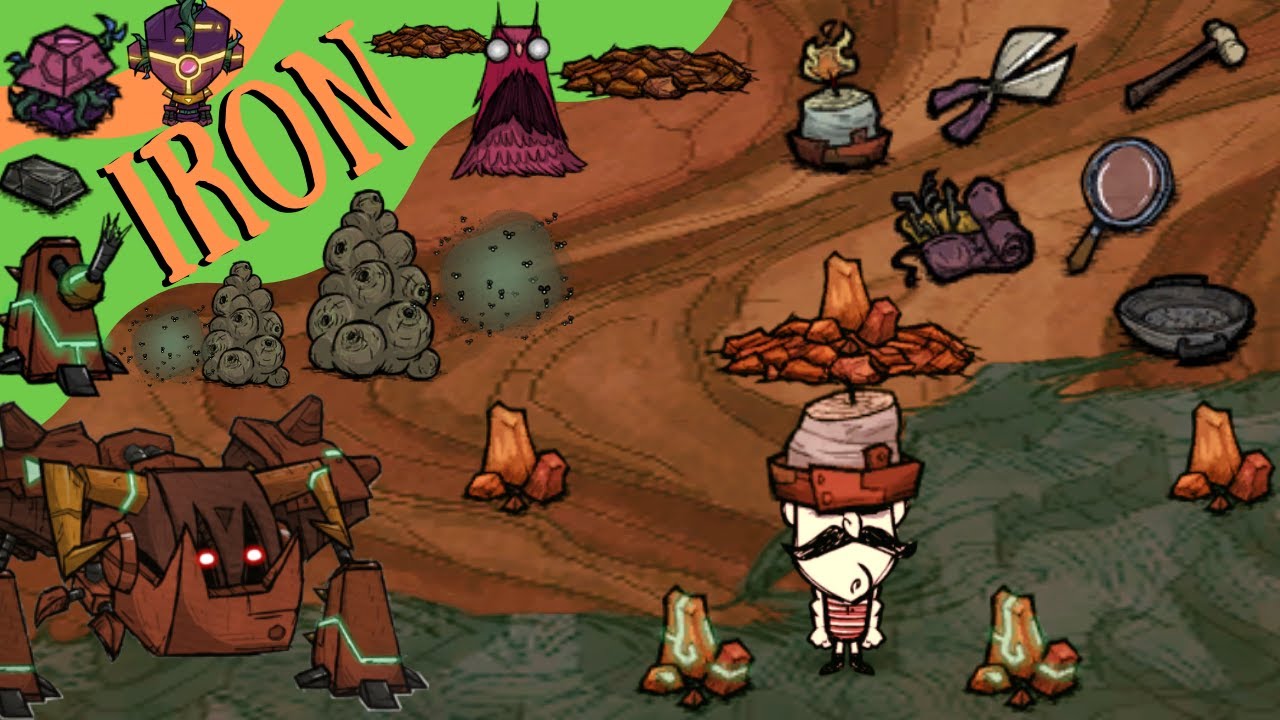 Don't Starve Hamlet Guide: Iron/Infused Iron & How To Infinitely Farm It