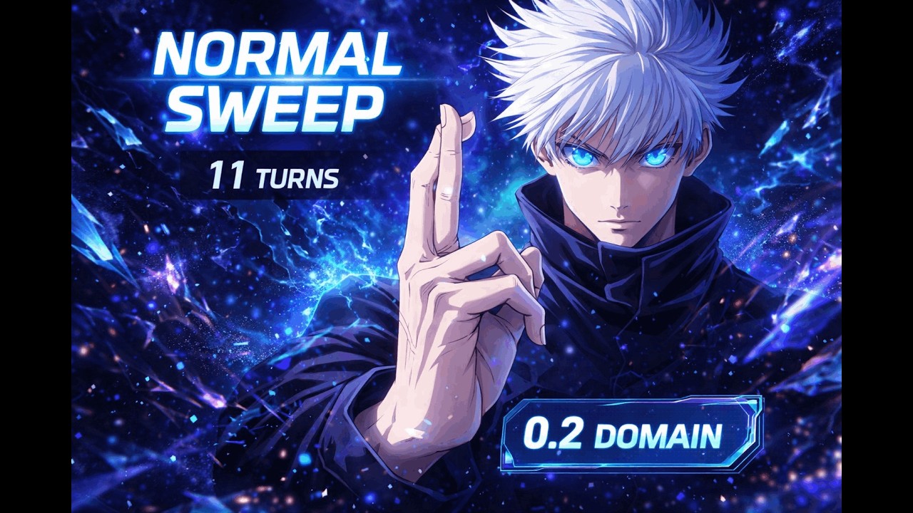 A0 0.2 Gojo Showcase | 11 turns | Gojo's the best Blue Taijutsu || Blue Normal Sweep ||