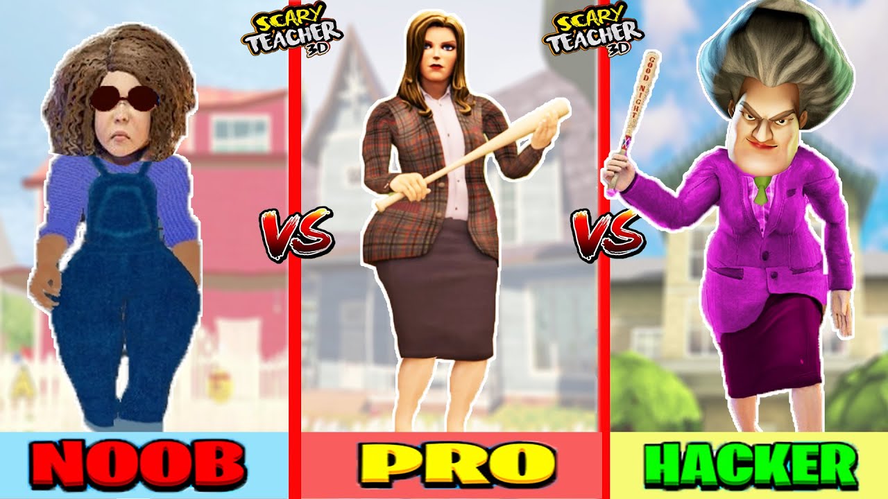 ÇAKMA SCARY TEACHER KAPIŞMASI 😱 Scary Teacher Games