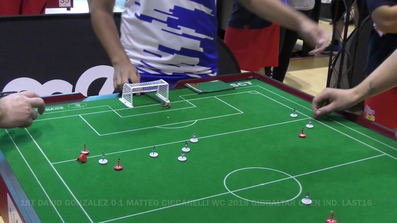 David GONZALEZ vs  Matteo CICCARELLI FISTF WORLD CUP 2018 Gibraltar  OPEN Ind. LAST16