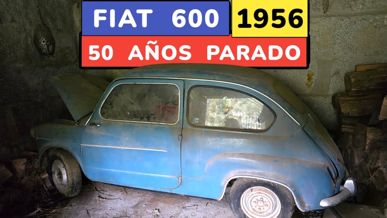 50 A&Ntilde;OS PARADO: Fiat 600 de 1956.
