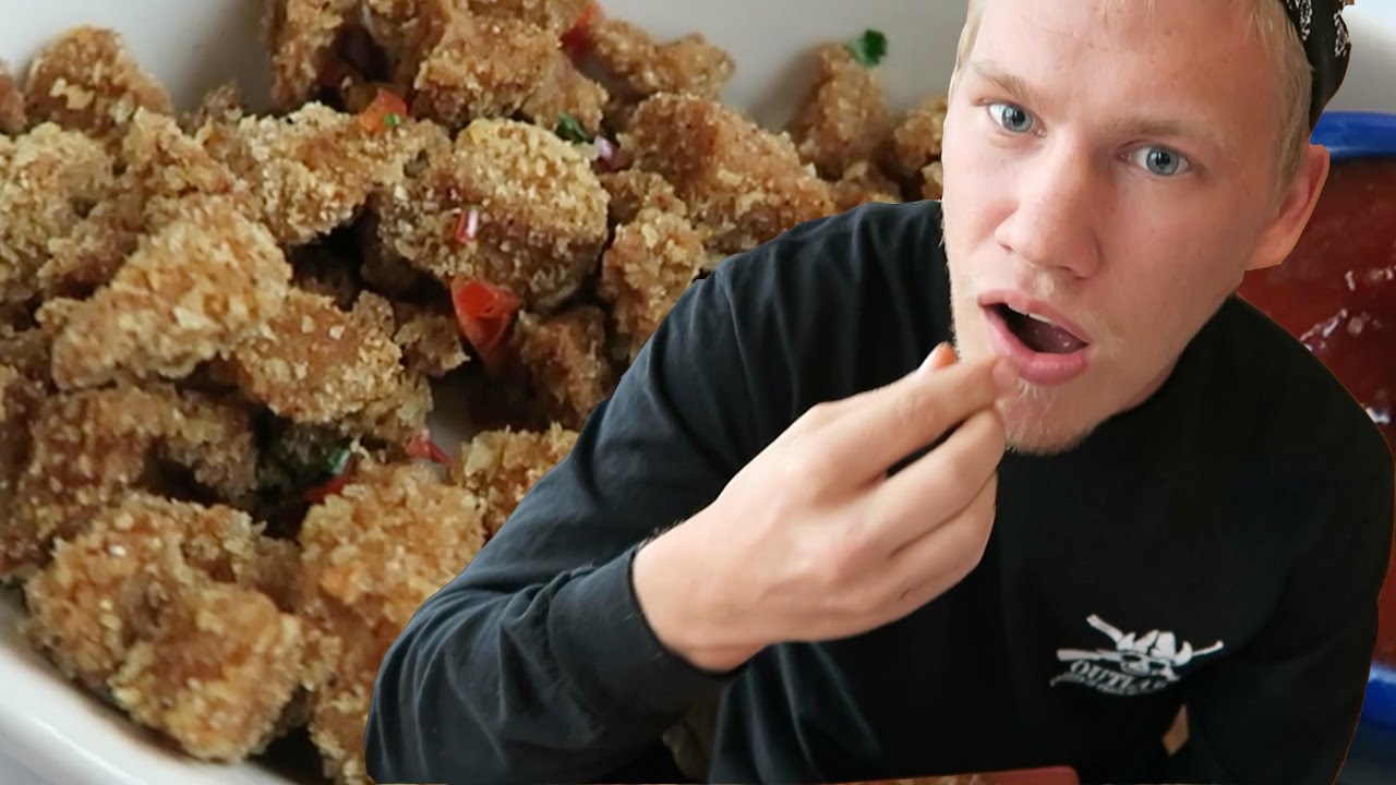EATING FRIED BULL TESTICLES!!!