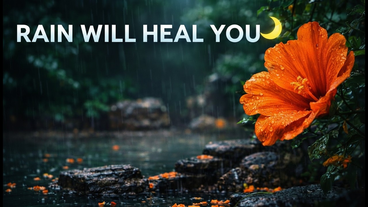 🌧️🌺Rain Will Heal You Tonight 🌙 | Deep Relaxation & Sleep Therapy Sounds 🌧️ 🌿