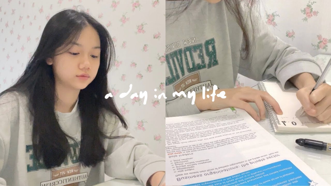 A day in my life🥱 (studying for term exam 📖, what I bought 🛍  🛒)