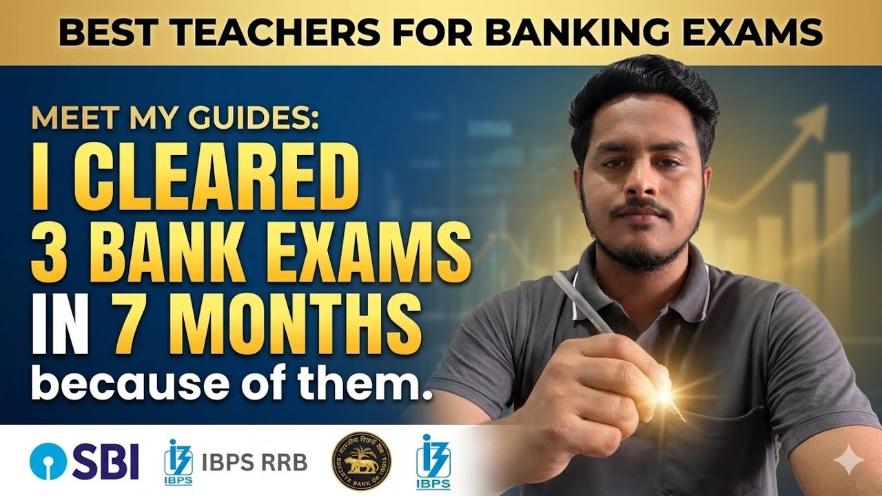 Best Teachers for Bank Exams 2026 🔥 (SBI, IBPS, RRB, RBI)
