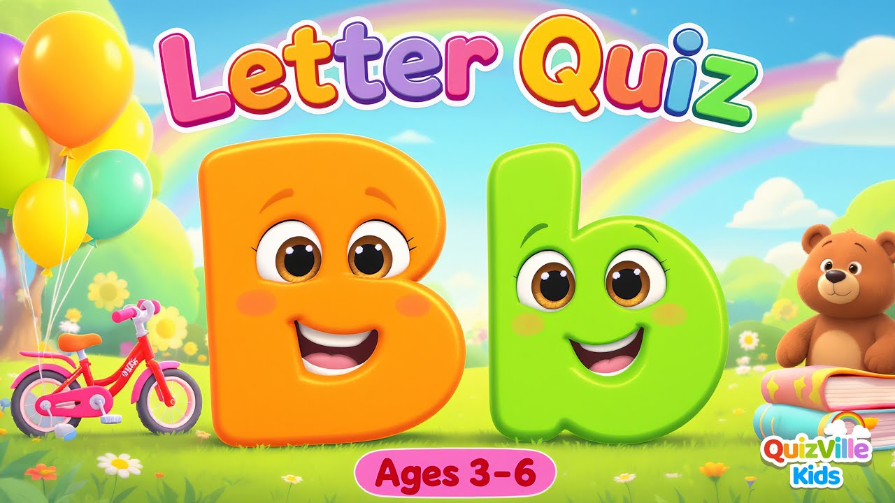 Letter B Quiz 🅱️ | Fun Alphabet Learning Game for Preschool Kids