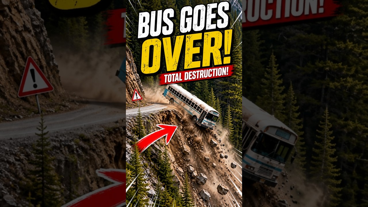 Bus Falls Off a Dangerous Mountain Road