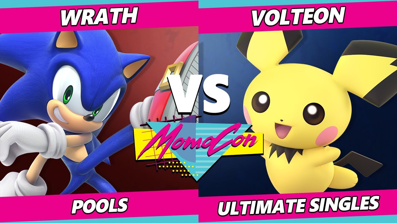 MomoCon 2023 - Wrath (Sonic) Vs. Volteon (Pichu, Rosalina) Smash Ultimate - SSBU
