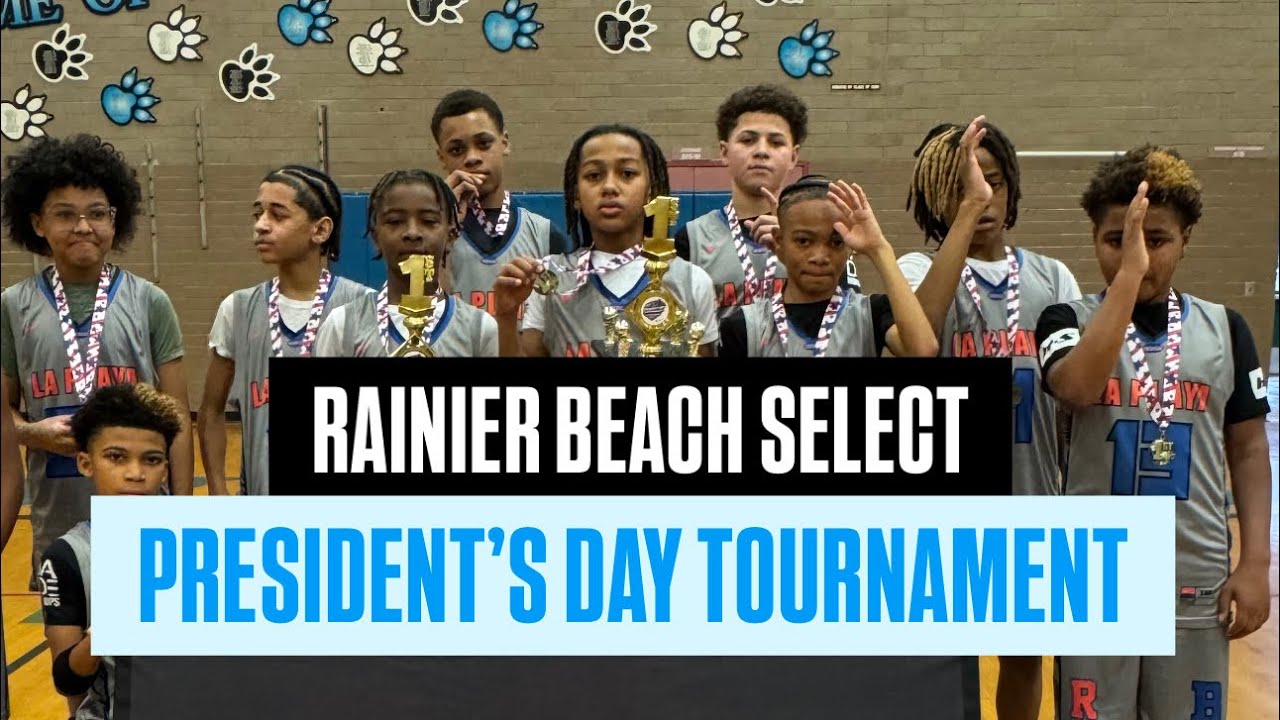Portland Takeover 😤 Rainier Beach Select Finishes PERFECT | HoopSource President's Day Tournament