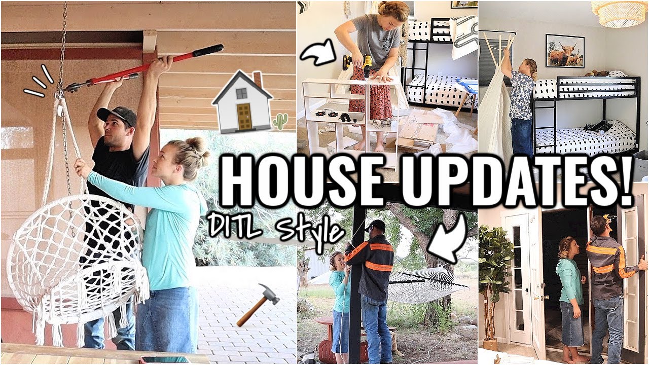 RENOVATION HOUSE UPDATES AND PROJECTS!!🏠 MINI BEDROOM MAKEOVER | DITL AT OUR ARIZONA FIXER UPPER
