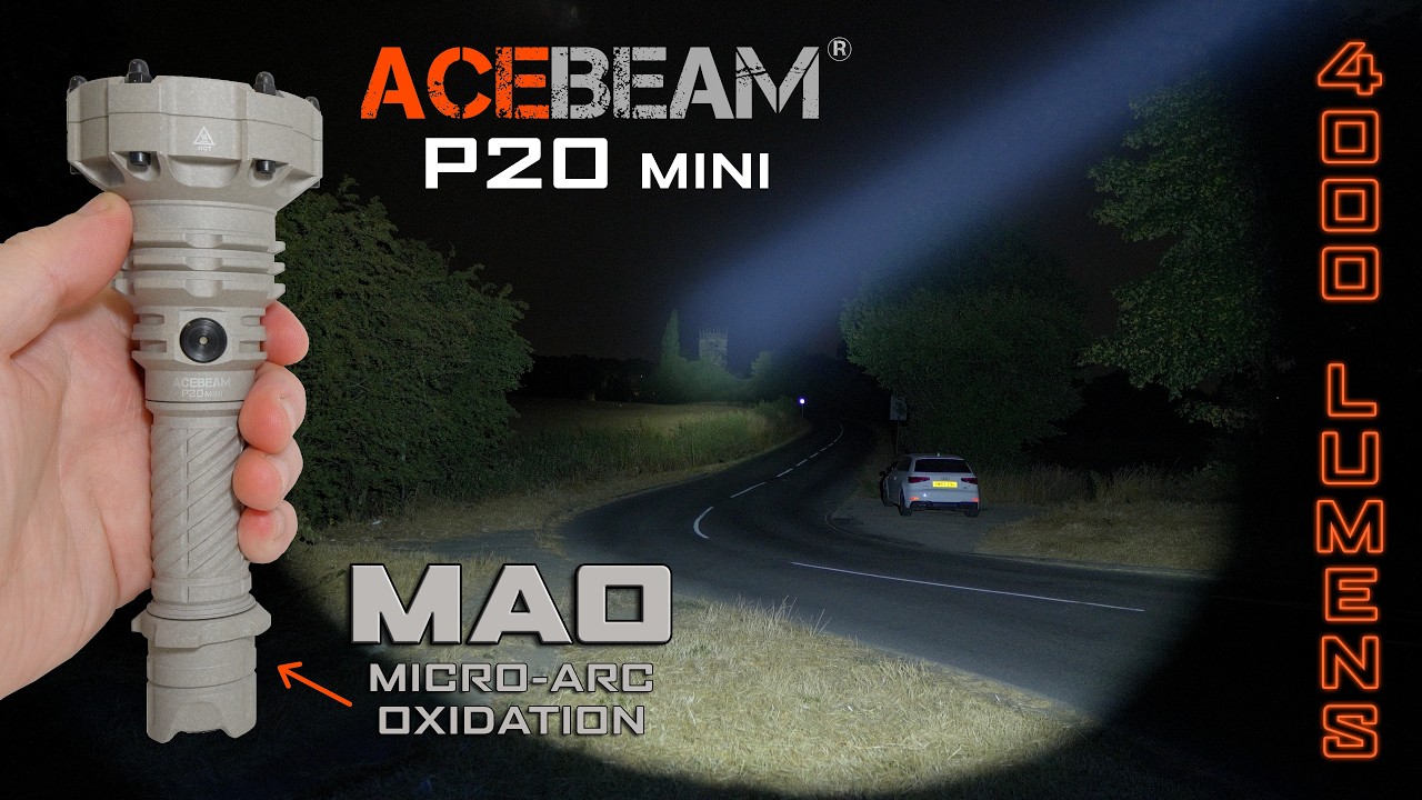 ACEBEAM P20 MINI - Powered by a 4000lm LUMINUS SFT-60-W LED