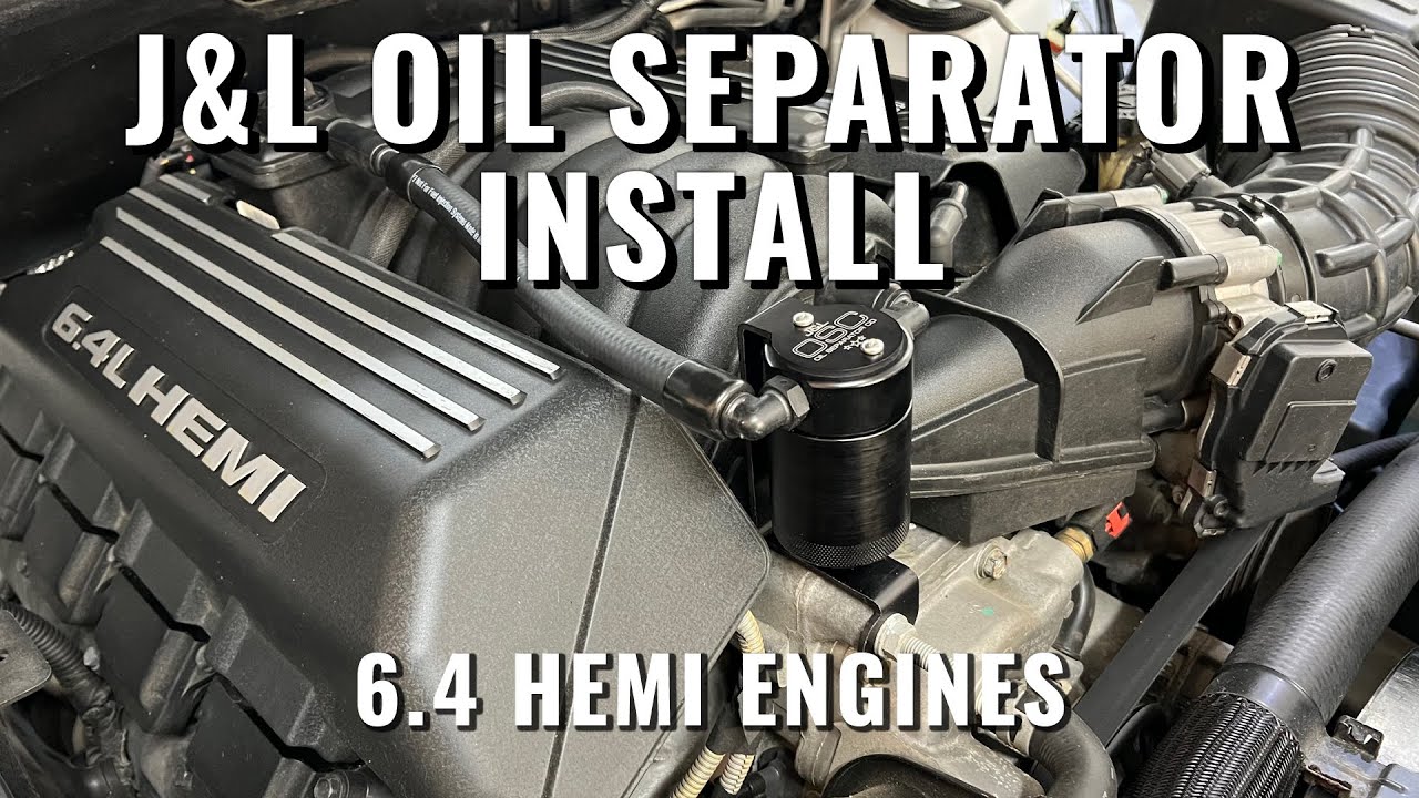 J&L Oil Separator Install 6.4 Hemi