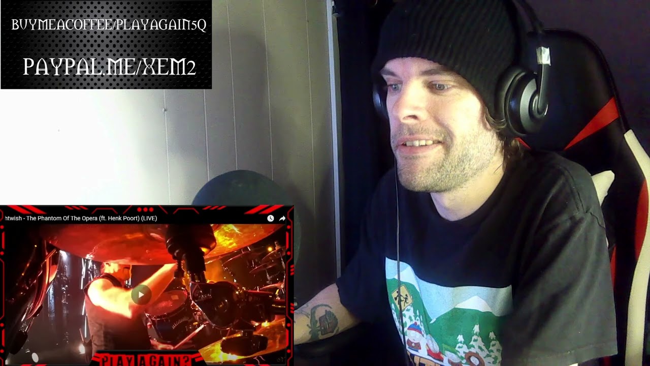 Nightwish - The Phantom Of The Opera ft  Henk Poort (First Time Live Reaction)