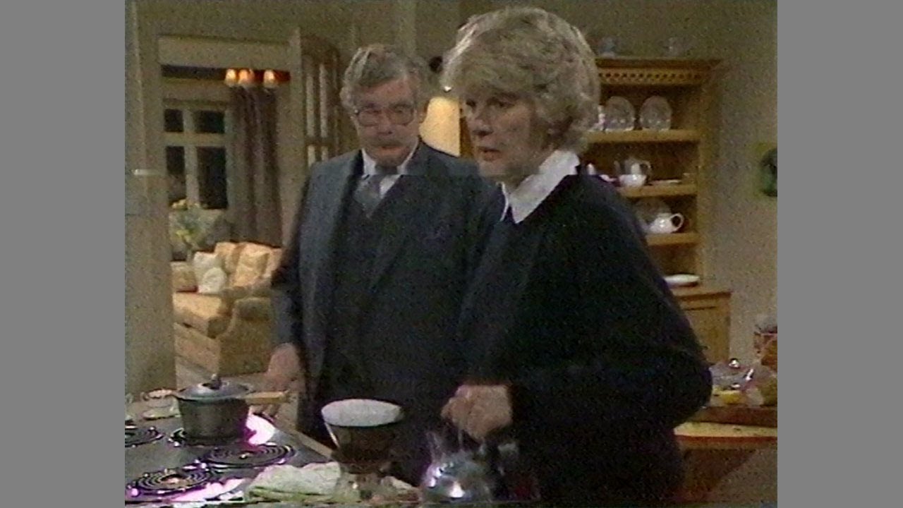 ITV LWT 1.8.1982 - Advert break in Nobody's Perfect unfinished edit: no captions, 'Action!' called