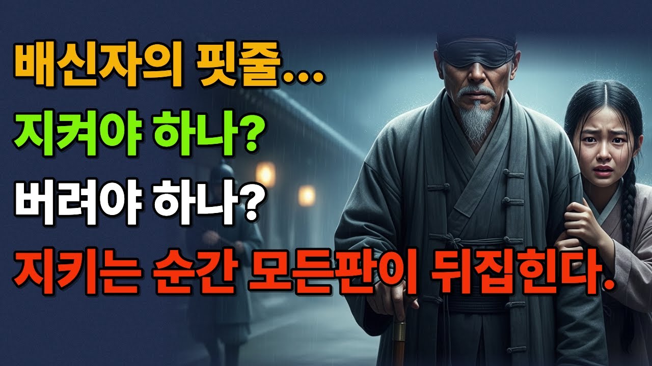 팔도강산을 누비는 눈먼 점쟁이 노인/배신자의 핏줄...지켜야 하나? 버려야하나?