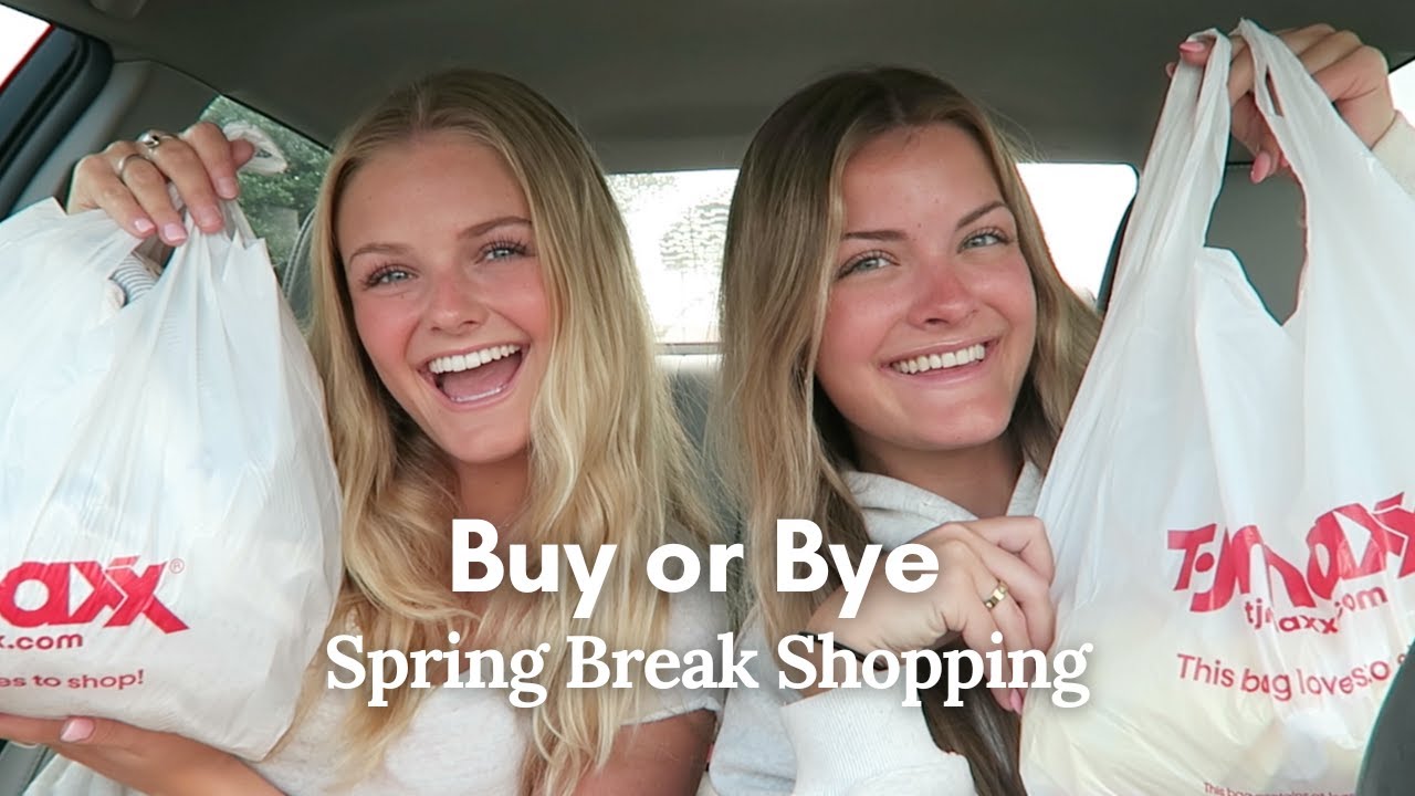 Buy or Bye at TJMaxx for Spring Break - Shopping Challenge