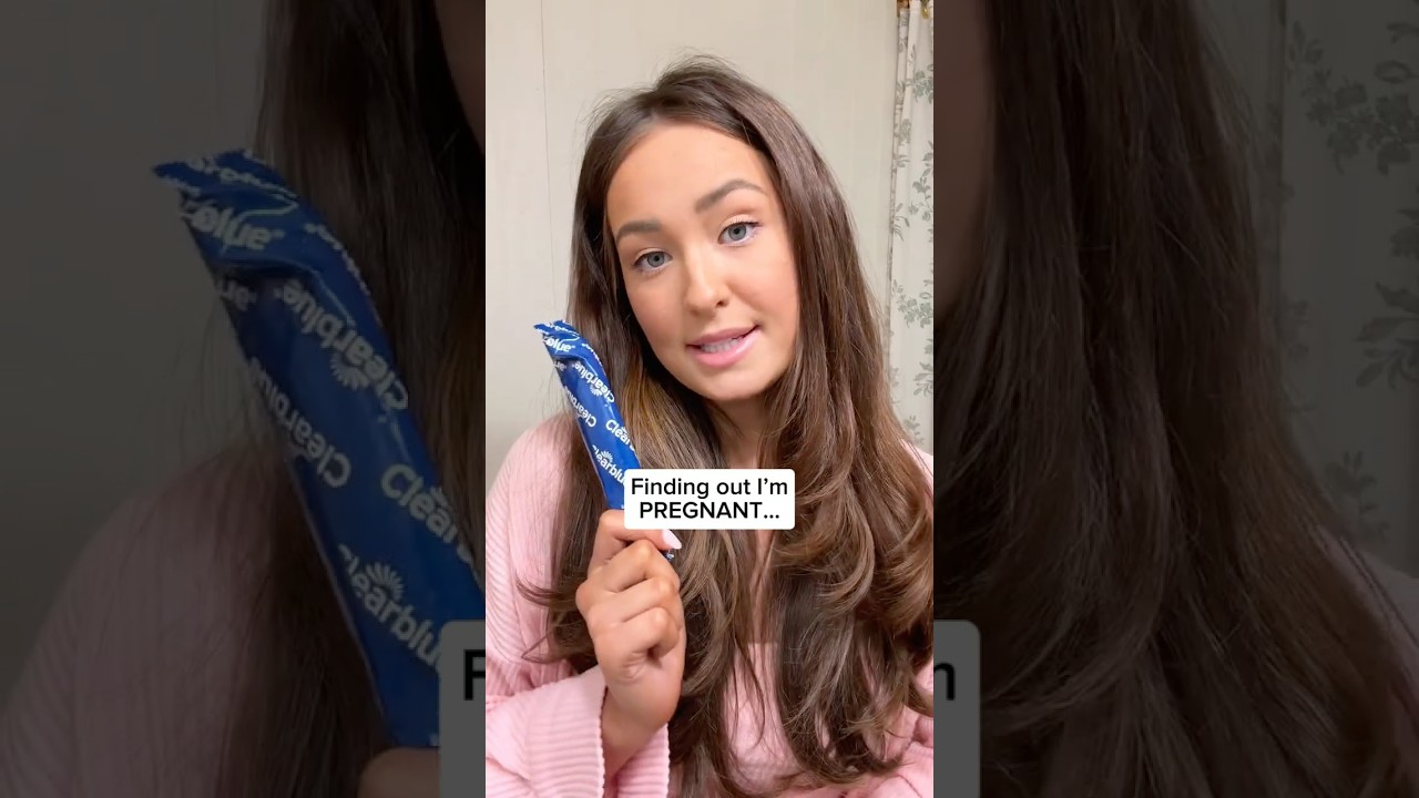 FINDING OUT I AM PREGNANT&hellip; 👶🏼😳 #taylorandsoph #couple #family #shorts