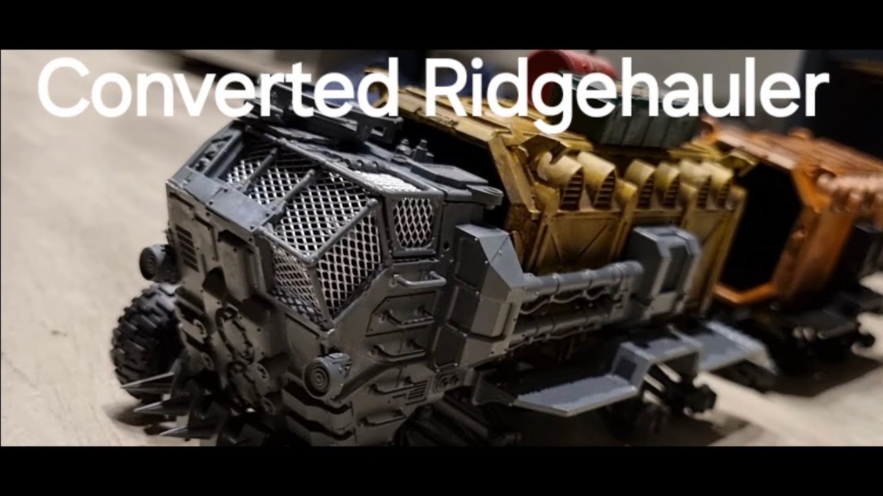 Converted Cargo 8 Ridgehauler for use in killteam or necromunda warhammer 40k