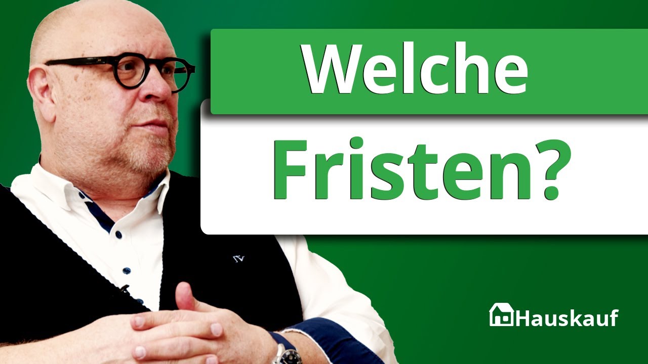 Fristen beim Hausverkauf: Was Sie wissen müssen – Frank Siegmann erklärt es