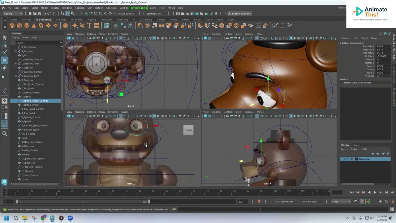 Building An Animatronic Horror Bear - Episode 19 – The Skeleton: Building the Joint Structure