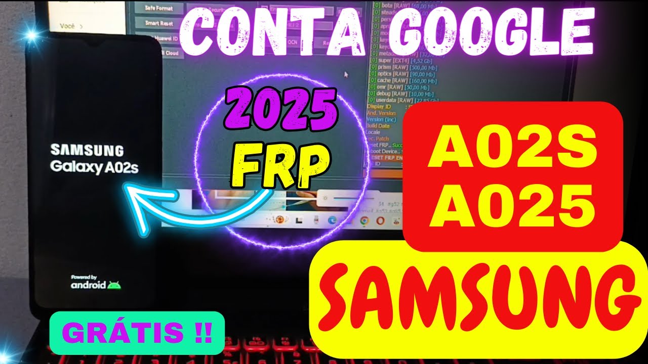 2026 Desbloqueio Conta Google Samsung A02s Grátis - #a02s #a025 #frp #samsung