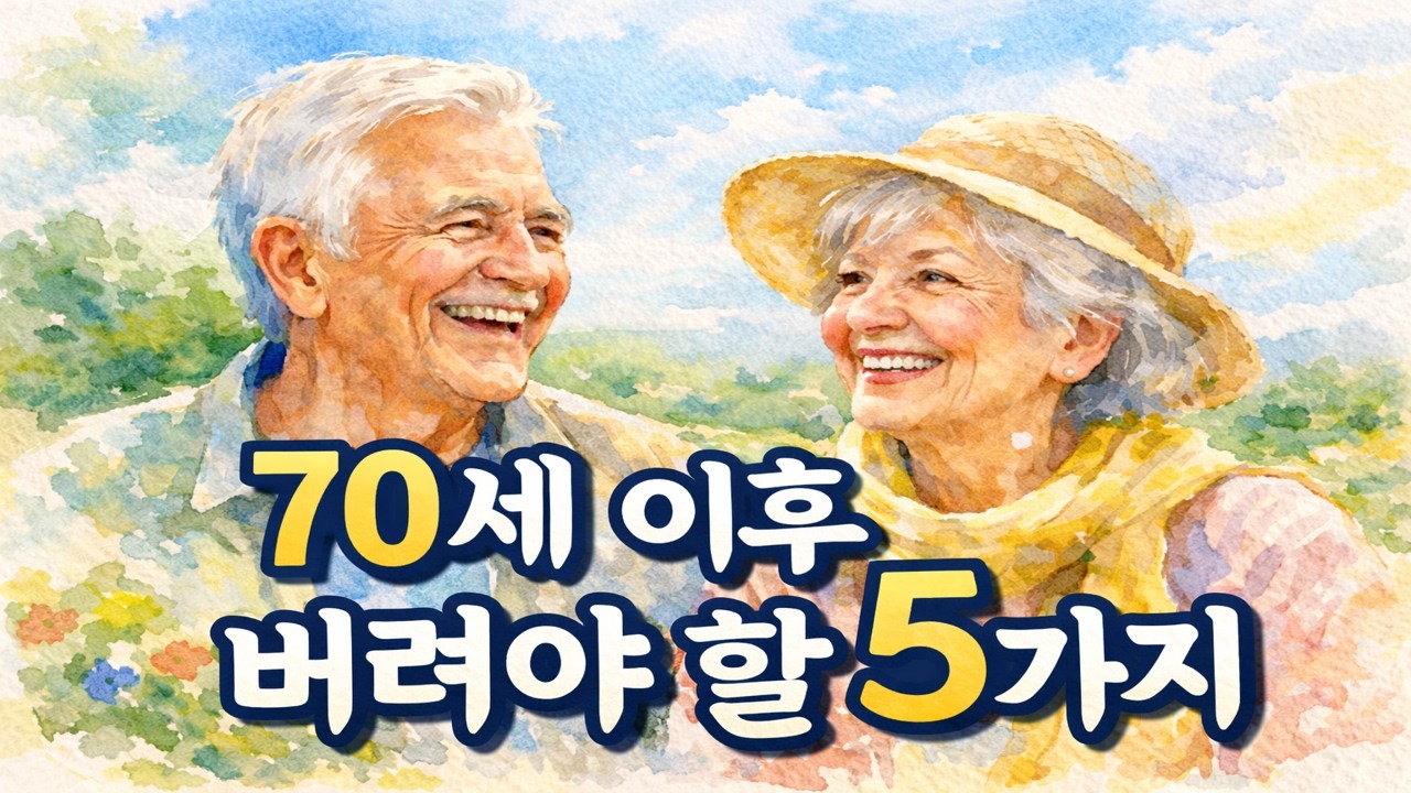 노년 이후 반드시 버려야 할 5가지 | 이것을 내려놓는 순간 인생이 가벼워집니다