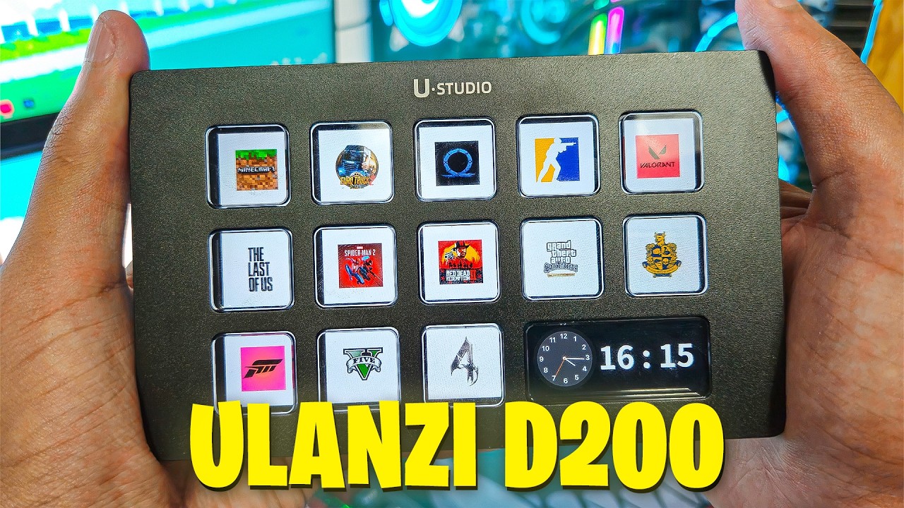 Stream Deck Ulanzi D200 – Vale a Pena? Review Completo para OBS e Games!