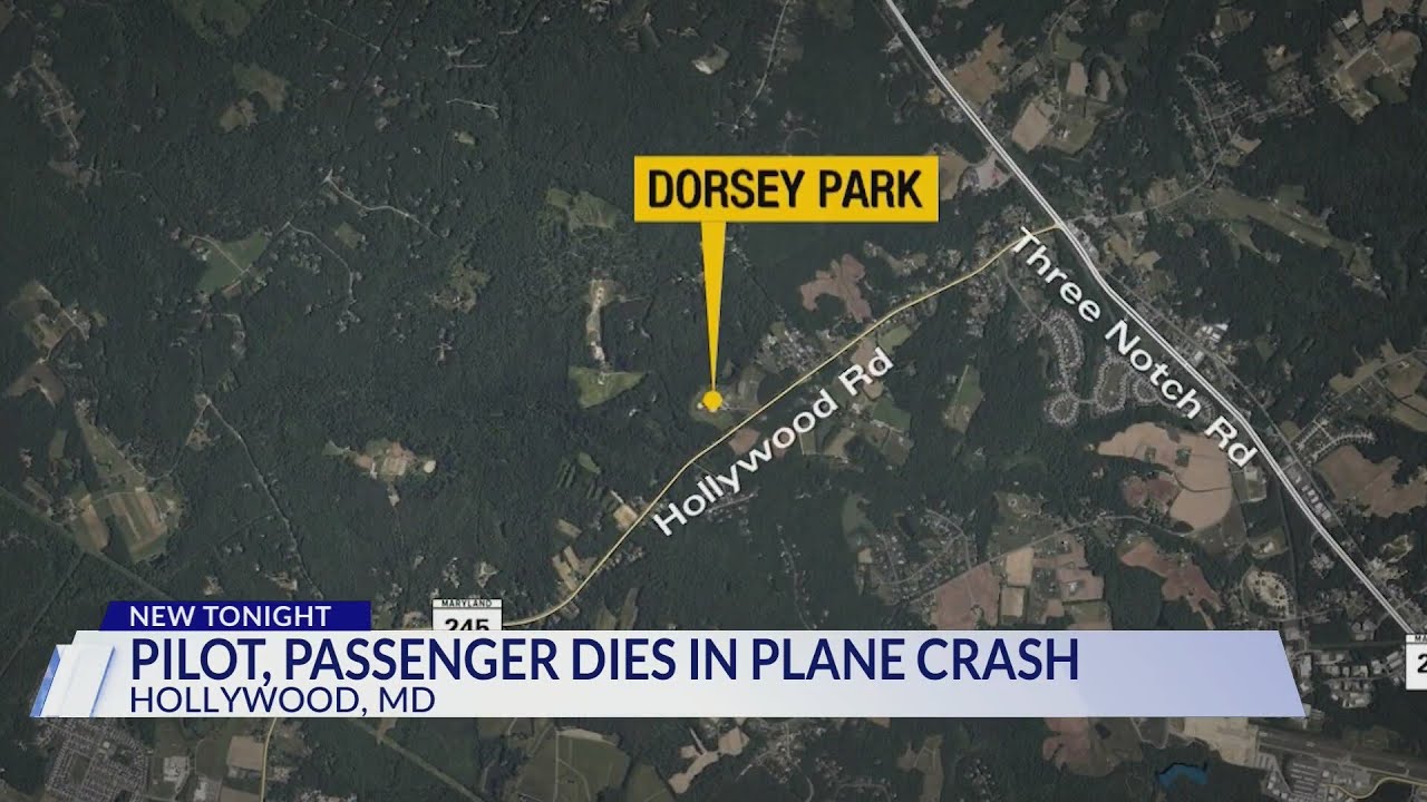 Pilot, passenger die in plane crash in St. Mary's County
