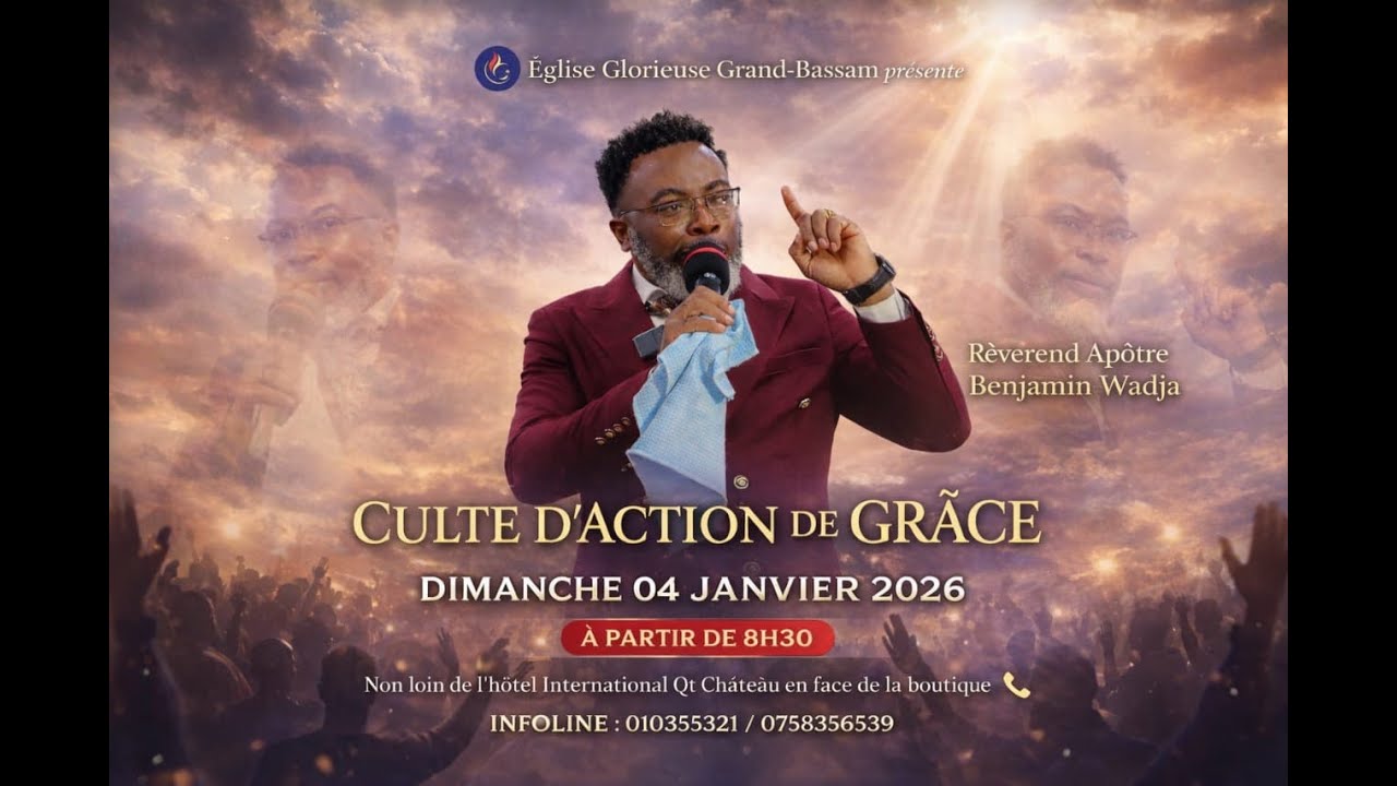 1er dimanche de l annee| CULTE DE D IMPACT | Apotre Benjamin WADJA