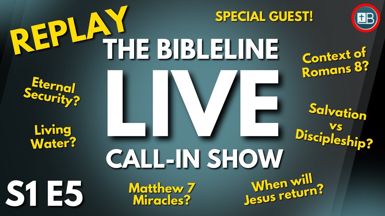 Повтор вопросов и ответов BibleLine LIVE | Специальный гость, Послание к Римлянам 8, Возвращение ...