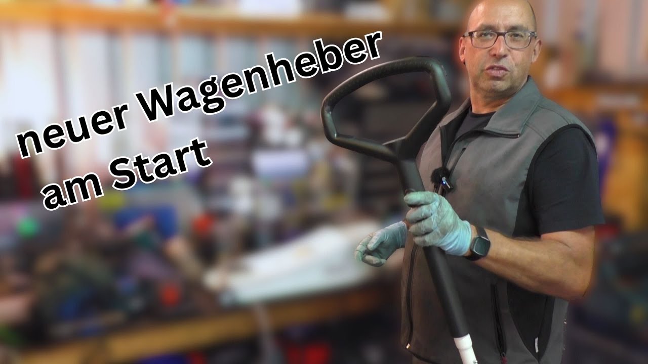 nach 20 Jahren ausrangiert - neuer Wagenheber ist am Start